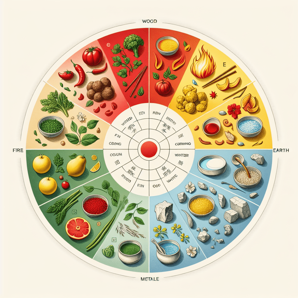 Healthy Food Illustration: Discover Your Perfect Balance With Ancient Five Element Wisdom